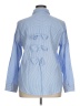Ava Rose Blue Long Sleeve Blouse Size XL - photo 2
