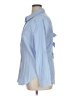 Ava Rose Blue Long Sleeve Blouse Size XL - photo 5