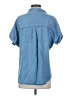 Thread & Supply 100% Lyocell Blue Short Sleeve Blouse Size S - photo 2