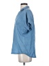 Thread & Supply 100% Lyocell Blue Short Sleeve Blouse Size S - photo 5