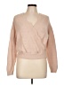 Lulus Solid Pink Tan Cardigan Size L - photo 1