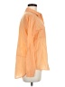Chico's 100% Cotton Color Block Orange 3/4 Sleeve Button-Down Shirt Size Med (1) - photo 4