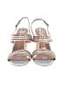 exe Metallic Silver Gold Sandals Size EU 41 - photo 2