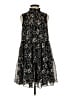 Taylor 100% Polyester Paisley Black Cocktail Dress Size S - photo 1