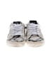 Steve Madden 100% Cow Leather Silver Gold Sneakers Size 7 1/2 - photo 2