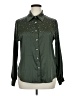 LC Lizette Collection Stars Green Long Sleeve Blouse Size XL - photo 1