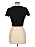 Shein Black Short Sleeve Turtleneck Size L - photo 2