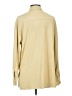 S.L.B. 100% Polyester Solid Tan Long Sleeve Blouse Size S - photo 2