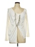 Chris Gramer Ivory Long Sleeve Blouse Size Lg (3) - photo 1