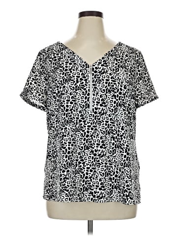 Apt. 9 Short Sleeve Blouse (view 1)