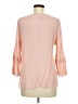 St. John's Bay Pink 3/4 Sleeve Blouse Size M - photo 2