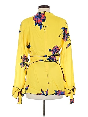Proenza Schouler Long Sleeve Silk Top (view 2)