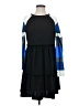 Unbranded Color Block Black Casual Dress Size S - photo 1