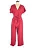 Boden 100% Polyester Solid Red Jumpsuit Size 8 - photo 1