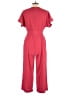Boden 100% Polyester Solid Red Jumpsuit Size 8 - photo 2