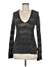 Roxy Metallic Gray Pullover Sweater Size M - photo 1