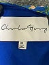 Charles Henry 100% Polyester Stars Blue Cocktail Dress Size M - photo 7