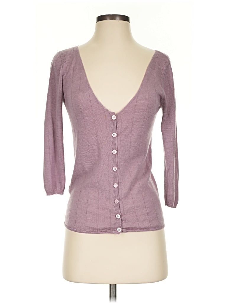 Pre-owned Prada Cashmere Cardigan Sweater In Pink