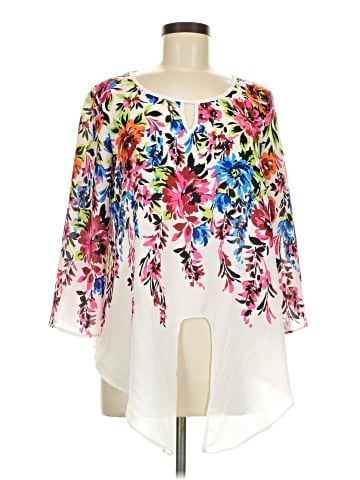 Signature Studio 3/4 Sleeve Blouse (view 1)