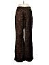 CAbi 100% Rayon Animal Print Brown Casual Pants Size M - photo 2