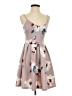 Soprano Floral Gray Cocktail Dress Size S - photo 1