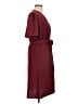 Assorted Brands 100% Polyester Solid Burgundy Casual Dress Size L - photo 4