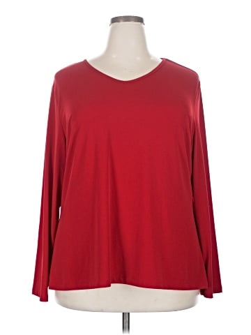 Susan Graver Long Sleeve T-Shirt (view 1)