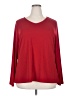 Susan Graver Red Long Sleeve T-Shirt Size 2X - photo 1