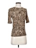 Enza Costa Brown Short Sleeve Top Size S - photo 1