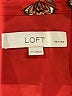 Ann Taylor LOFT 100% Polyester Paisley Red Casual Dress Size 2 Petite - photo 7