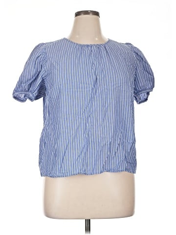 J.Crew Factory Store Short Sleeve Blouse (view 1)