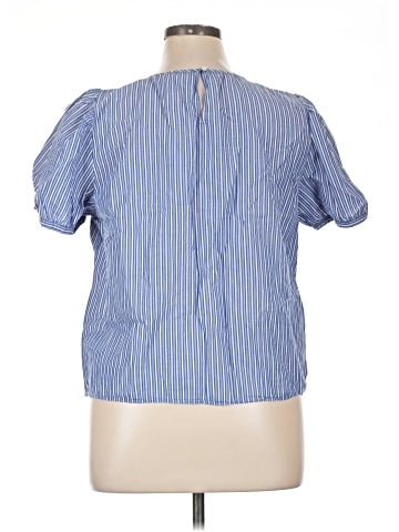 J.Crew Factory Store Short Sleeve Blouse (view 2)