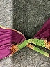 Unbranded Stripes Green Swimsuit Top Size M (estimated) - photo 3