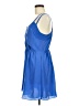 BCBGeneration 100% Polyester Solid Blue Cocktail Dress Size 6 - photo 5