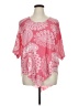 Assorted Brands 100% Rayon Pink Short Sleeve Blouse Size 1X - photo 1