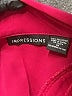 Impressions 100% Polyester Burgundy 3/4 Sleeve Blouse Size M - photo 7