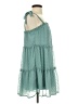 Trixxi 100% Polyester Teal Casual Dress Size S - photo 4