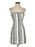 Ella Moss Stripes Gray Casual Dress Size XS - photo 1