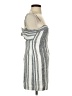 Ella Moss Stripes Gray Casual Dress Size XS - photo 4