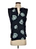 J.Crew 100% Polyester Blue Sleeveless Blouse Size 00 - photo 1
