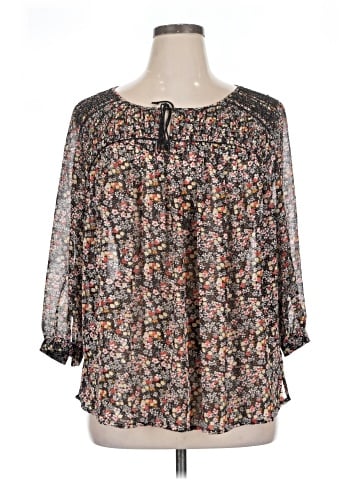 TWO by Vince Camuto 3/4 Sleeve Blouse (view 1)