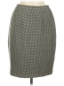 Dana Buchman 100% Wool Houndstooth Gray Wool Skirt Size 8 - photo 1