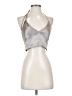 Garage 100% Polyester Silver Tank Top Size S - photo 1