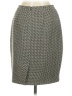 Dana Buchman 100% Wool Houndstooth Gray Wool Skirt Size 8 - photo 2