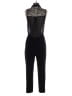 BCBGeneration 100% Polyester Black Jumpsuit Size S - photo 2