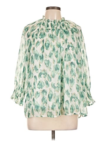 Entro 3/4 Sleeve Blouse (view 1)