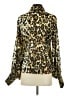 Alexis Animal Print Gold Long Sleeve Blouse Size XS - photo 2