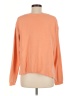 Sundance 100% Cotton Floral Orange Pullover Sweater Size M - photo 2