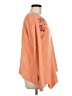 Sundance 100% Cotton Floral Orange Pullover Sweater Size M - photo 4