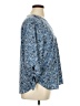 MICHAEL Michael Kors Blue 3/4 Sleeve Blouse Size XL - photo 4